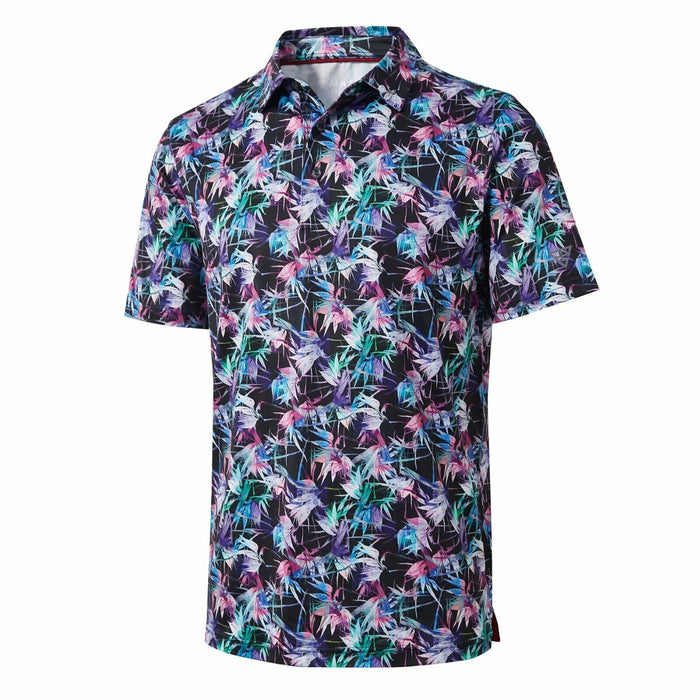 Motley Leaf Men's Dry Fit Golf Polo Shirt Moisture Wicking Size XL by Deal US