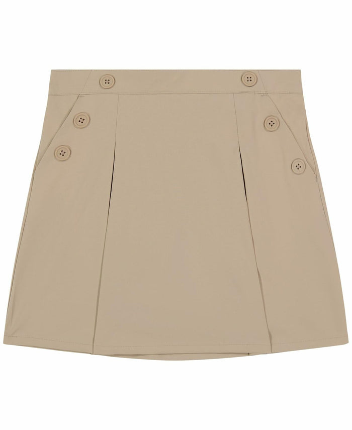 Nautica Girls Khaki Pull-On Scooter Skirt with Undershorts Size 18.5 Plus by Deal US