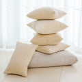 GEGELICA 2-Pack Beige Chenille Pillow Covers 12x20in Soft Modern Boho Throw by Deal US