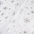 4-Pack Mini Christmas Tree Skirts 15" White Xmas Holiday Decor by Deal US