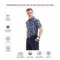 Motley Leaf Men's Dry Fit Golf Polo Shirt Moisture Wicking Size XL by Deal US