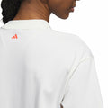 adidas Women's Select Basketball T-Shirt Cloud White/Solar Red by Deal US