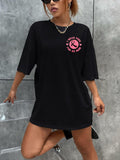 FASHGL I Wear Pink for My Mom T-Shirt Women Breast Cancer Awareness Light Pink S by Deal US