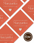 qiqee Margaret Cocktail Napkins 5x5in Orange Disposable 120 Count by Deal US