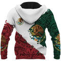 FAYBA Mexican Hoodie 3D Print Casual Pullover White 2XL Aztec Style by Deal US