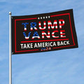 Trump Vance 2024 Flag 3x5 FT Black Banner Brass Grommets Indoor Outdoor by Deal US