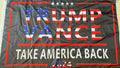 Trump Vance 2024 Flag 3x5 FT Black Banner Brass Grommets Indoor Outdoor by Deal US
