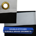 Eugenys Thin Blue Line American Flag 3x5 Ft Black White Blue Durable Grommets by Deal US