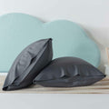 Moccabebe 2 Pc King Size Pillowcases 20x36 Grey Cooling Bamboo Rayon Soft by Deal US