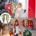 Chuangdi 36" Prelit Christmas Mailbox Swag Wreath with Pine Cones & Red Berries by Deal US
