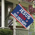 YISIDAI Jesus 3x5 Double Sided Christian Faith Outdoor Yard Banner Flag by Deal US