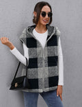 TFSDOD Womens Fuzzy Sherpa Fleece Vest Cozy Sleeveless Sweater Size M by Deal US