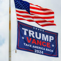 KENPMA Trump Vance 2024 Flag 3x5 Double Sided Outdoor Banner 3 Ply by Deal US