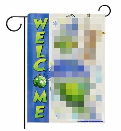 Hzppyz Blue Xmas Max Dog Garden Flag 12x18 Double Sided Outdoor Yard Decor by Deal US
