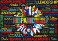 Hispanic Heritage Month Backdrop 7x5FT Classroom Photography Background by Deal US