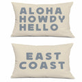 okaxscm Coastal Cowgirl Western Pillow Covers 20x12 Set of 2 Lumbar Throw by Deal US