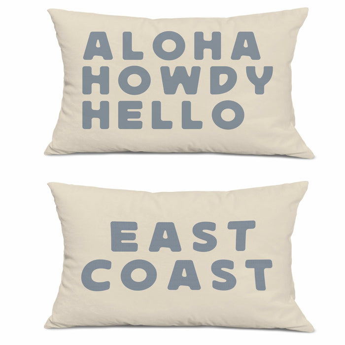 okaxscm Coastal Cowgirl Western Pillow Covers 20x12 Set of 2 Lumbar Throw by Deal US