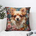 Keebik William Morris Dog Throw Pillow Cover Vintage Style Soft 18x18 Inch by Deal US