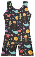 DANSHOW Girls Gymnastics Leotard Shiny Biketard XS Size by Deal US