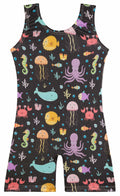 DANSHOW Girls Gymnastics Leotard Shiny Biketard XS Size by Deal US