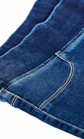 Avenue Women's Plus Size Pull On Cropped Denim Legging Mid Wash by Deal US