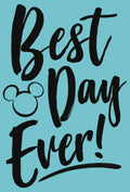 Disney Girl's Best Day T-Shirt Medium Tahiti Blue Girls Apparel by Deal US