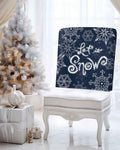 Christmas Chair Covers Set of 4 Snowflake Chair Slipcover Protector Washable by Deal US