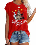 WMZCYXY Womens Tank Top Sleeveless Red Christmas Tree Size L by Deal US