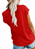 WMZCYXY Womens Tank Top Sleeveless Red Christmas Tree Size L by Deal US