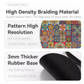 Boho Round Mouse Pad 8.7in Non-Slip Rubber Base Home Office Decor by Deal US