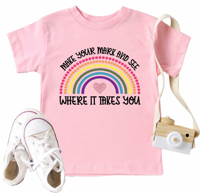 CAZYCHILD Dot Day Kids T-Shirt Rainbow Toddler Tee 2024 Girls Boys by Deal US
