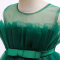 guchoo Girls Christmas Flower Ball Gown Dress Green, Size 12-18 months by Deal US