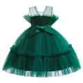 guchoo Girls Christmas Flower Ball Gown Dress Green, Size 12-18 months by Deal US