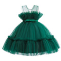 guchoo Girls Christmas Flower Ball Gown Dress Green, Size 12-18 months by Deal US