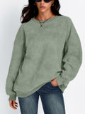 Trendy Queen Womens Oversized Sweatshirt Hoodie Brown Size M by Deal US