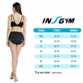 insgym AS1 Alpha Black Bikini Bottoms Ruched Drawstring Size XL by Deal US