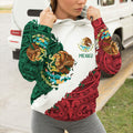 FAYBA Mexican Hoodie 3D Print Casual Pullover White Size 2XL by Deal US