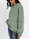 Trendy Queen Womens Oversized Sweatshirt Hoodie Brown Size M by Deal US