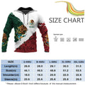 FAYBA Mexican Hoodie 3D Print Casual Pullover White Size 2XL by Deal US