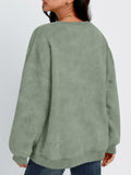Trendy Queen Womens Oversized Sweatshirt Hoodie Brown Size M by Deal US