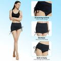 insgym AS1 Alpha Black Bikini Bottoms Ruched Drawstring Size XL by Deal US