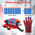 XEUOME Spider Gloves Web Shooter Toy Kids Wrist Set Black by Deal US