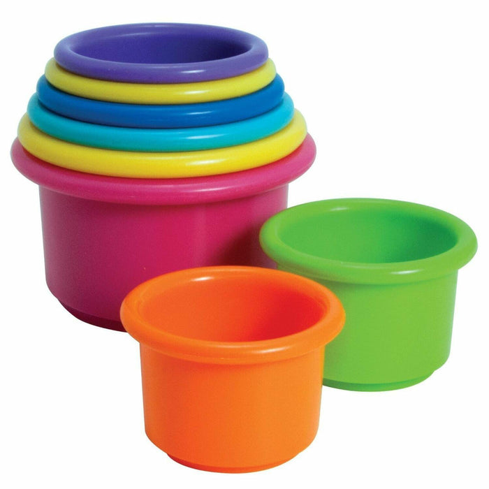 WUGOYU Learning Curve Y2341 8pc Colorful Stacking Bowls Set BPA-Free by Deal US