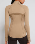 AVGO Womens Running Jacket Full Zip Slim Fit Brown Lightweight Size XS by Deal US