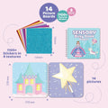 jackinthebox Sensory Craft Activity Kit Touch & Stick Textures No Mess by Deal US