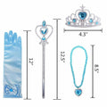 AMOR 8PCS Princess Dress Up Jewelry Set Toddler Girls Gloves Tiara by Deal US