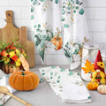 Thanksgiving Green Pumpkin Kitchen Towels Set of 2 18x28 Fall Decor Absorbent by Deal US
