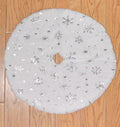 4pcs 15" Christmas Tree Skirt Set Mini Holiday Decoration by Deal US