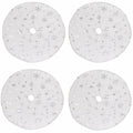 4pcs 15" Christmas Tree Skirt Set Mini Holiday Decoration by Deal US