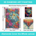 Camocin Cat Diamond Painting Kit DP-05 12x16in Full Drill 5D Crystal Art by Deal US